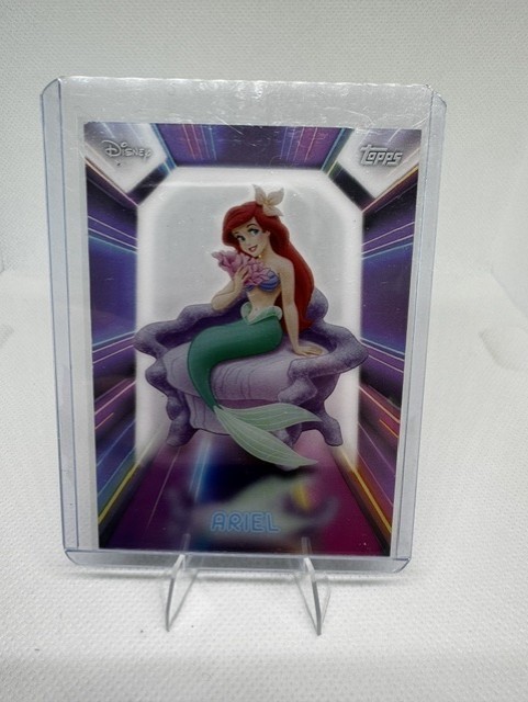 2026 Topps Disney Neon Ariel NPL-3 Illuminated Neon Lights SSP Little Mermaid
