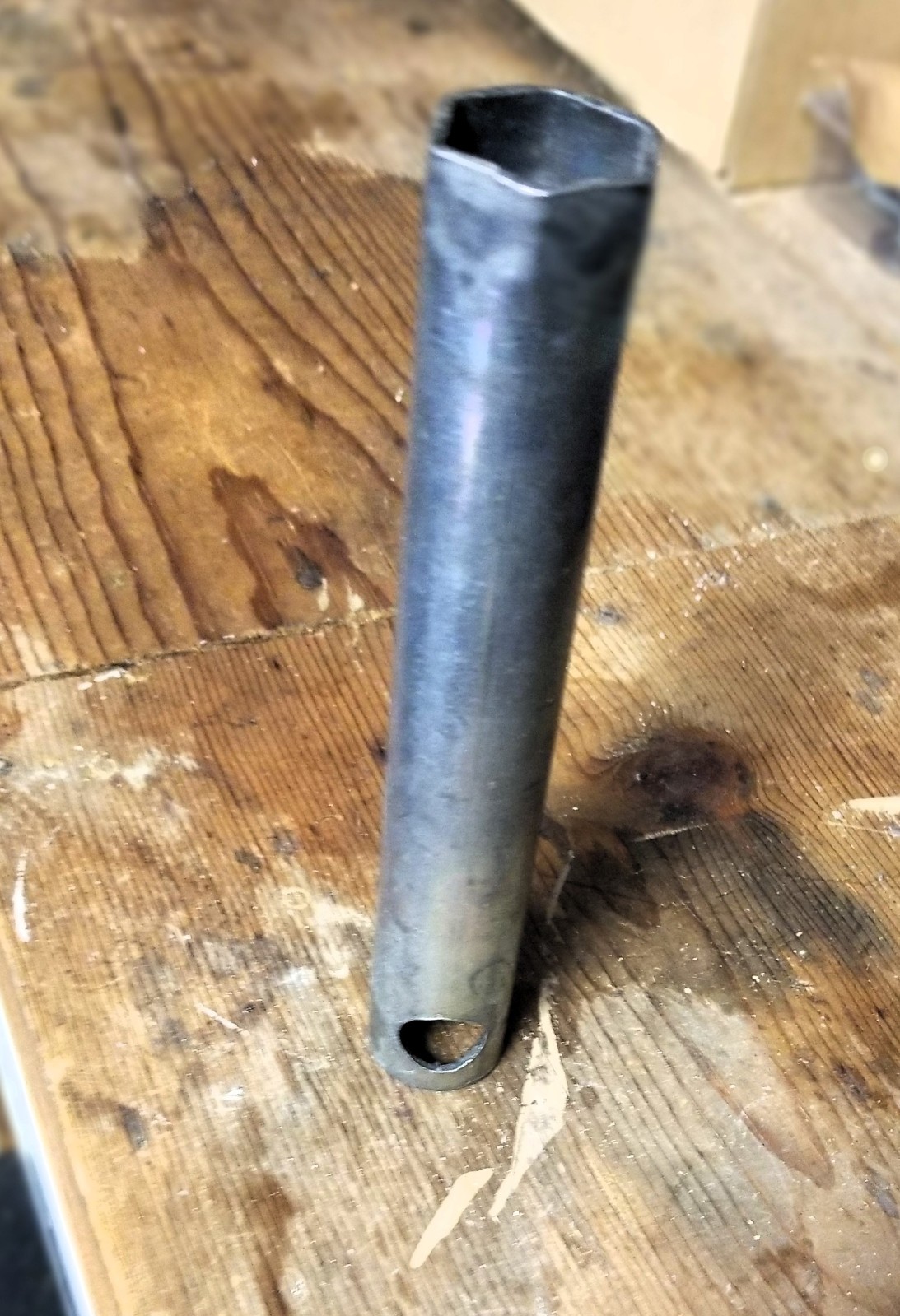 Vintage 3/4″ 21mm Spark Plug Box Wrench (6 1/4″long) Mechanic Hand Tool Garage