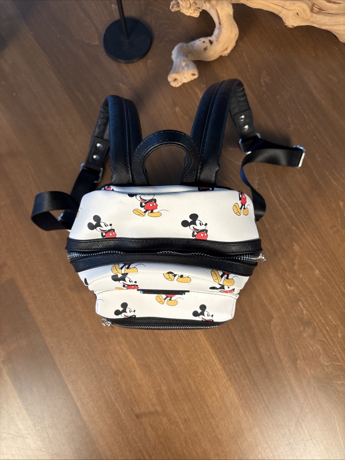 Loungefly Disney Mickey Mouse Mini Backpack White Black Red Yellow