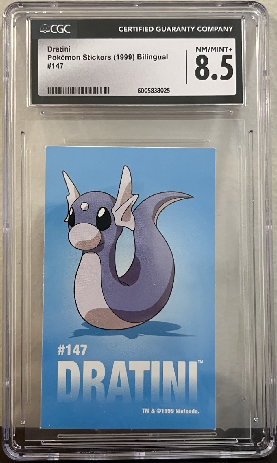 Dratini Pokemon Stickers (1999) Bilingual #147