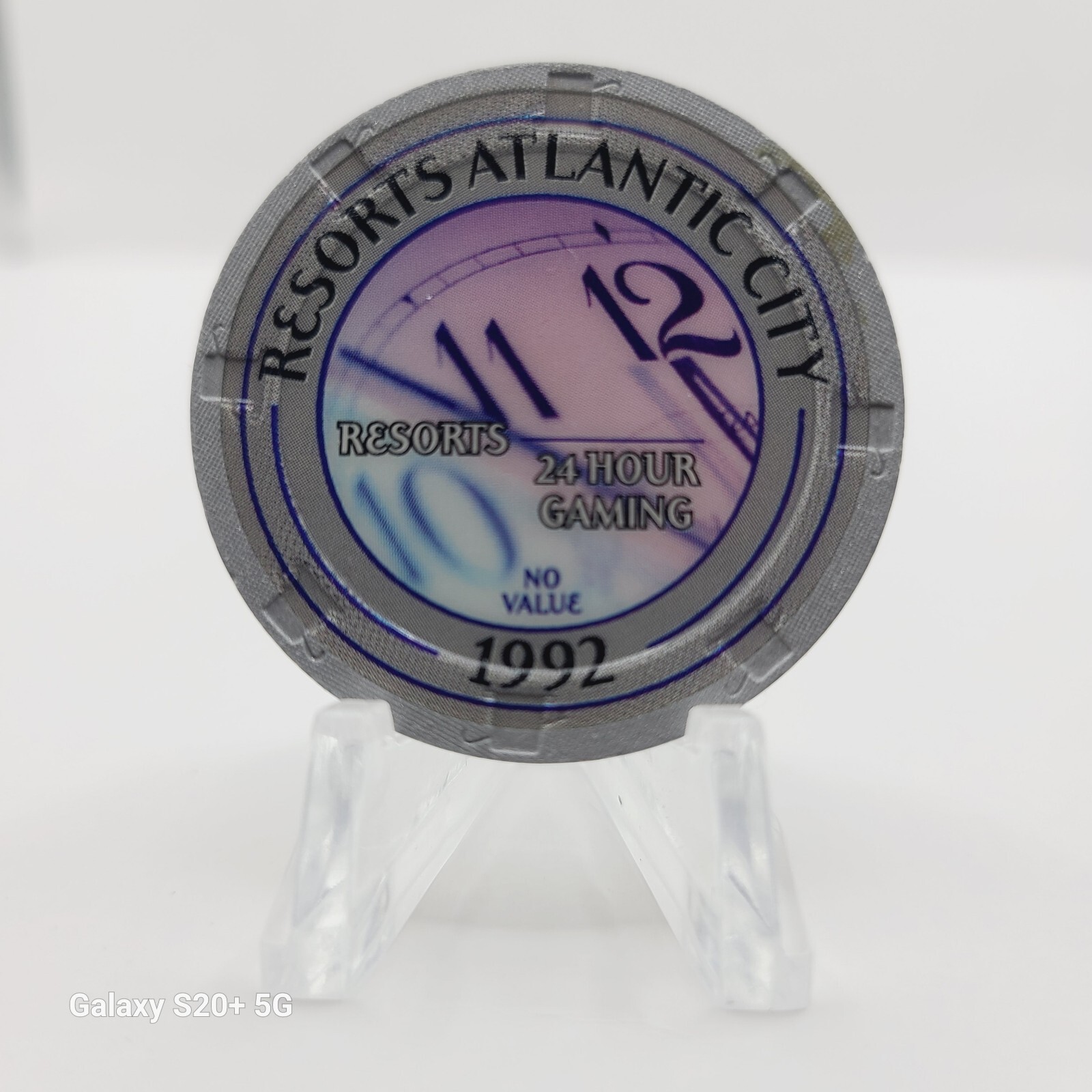 Resorts International Atlantic City New Jersey “25th Anniversary” 1992 Chip