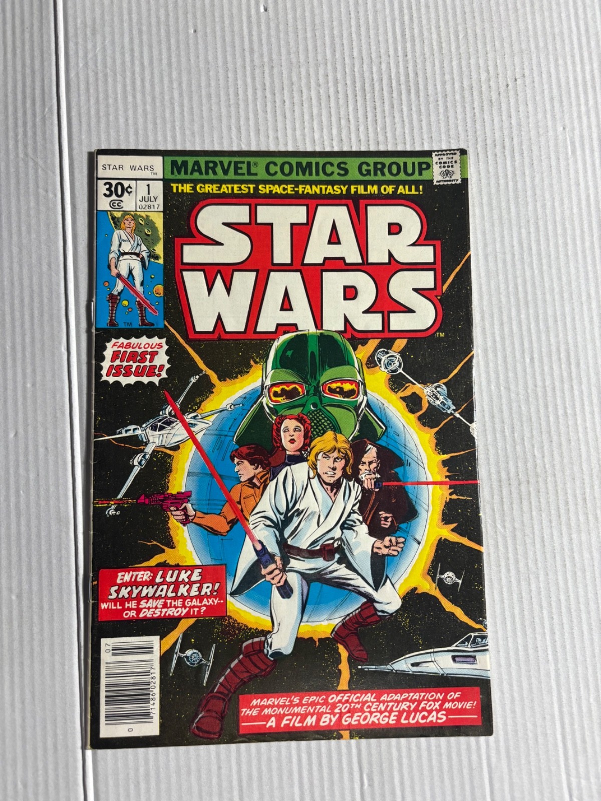Star Wars #1 Marvel 1977 Raw Complete See Photos for condition Box 102
