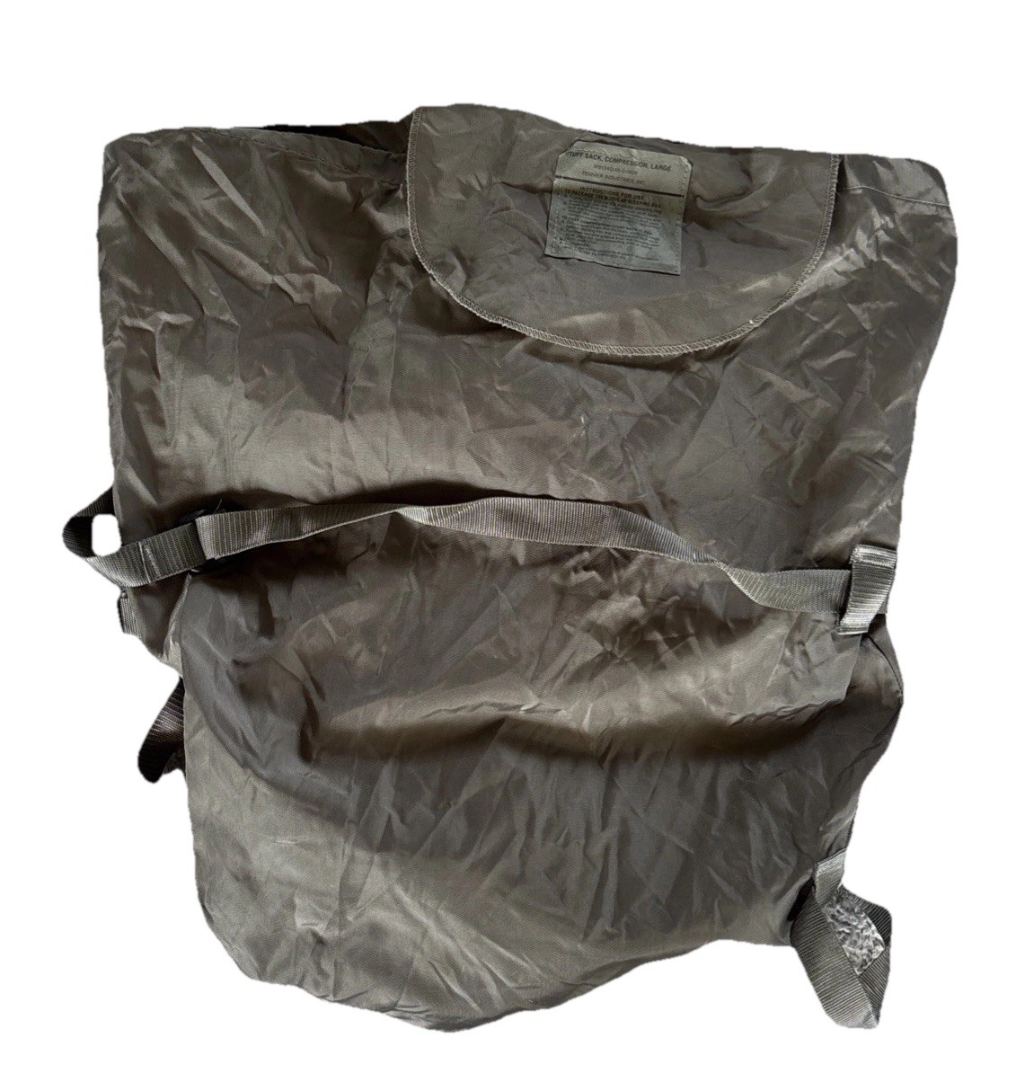 US Military LARGE COMPRESSION STUFF SACK Modular Sleep System Green FOLIAGE VGC