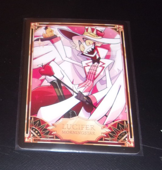 Hazbin Hotel Season 1 Trading Card Lucifer Morningstar #26 2nd edition Non Foil