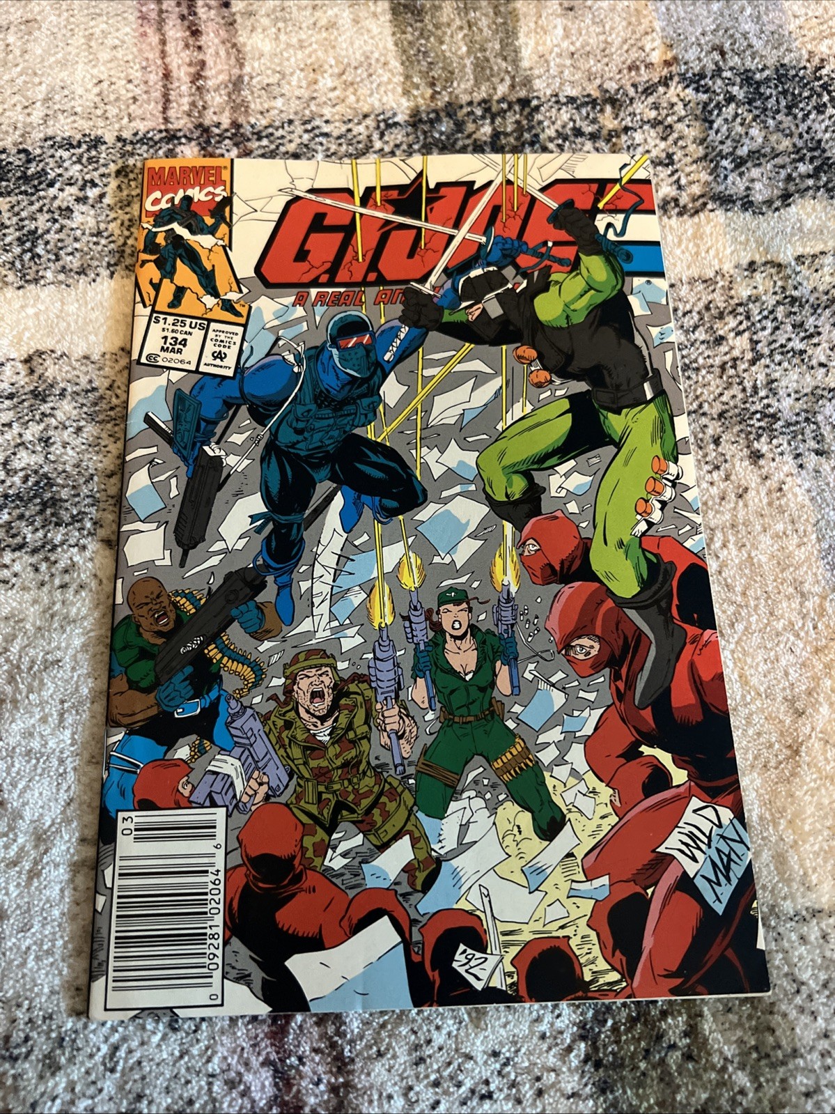 GI Joe A Real American Hero #134 Modern Age Marvel Comic Book 1993