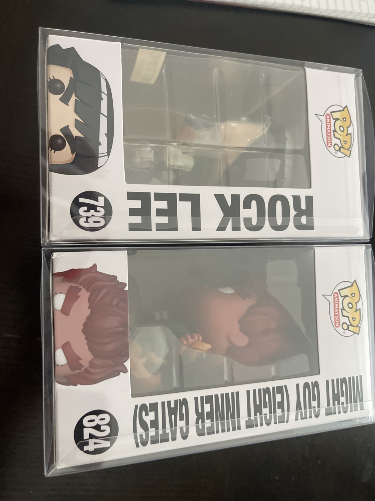 Naruto Shippuden: Might Guy #824 GITD & Rock Lee #739 Hot Topic Exclusive