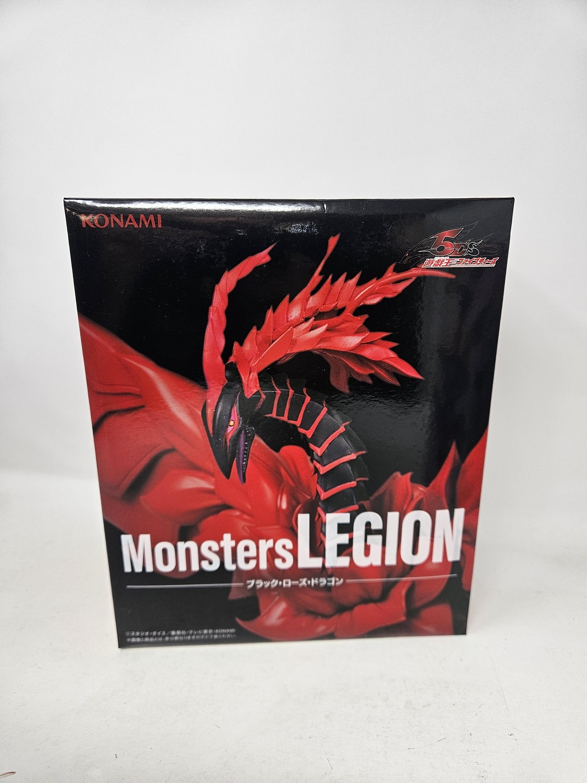 Yu-Gi-Oh 5D’s Monsters Legion Black Rose Dragon Figure Statue Konami Boxed