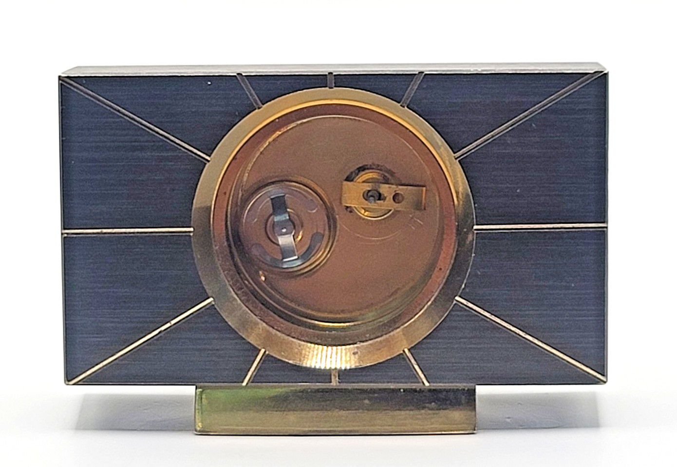 Bulova Accutron 214 Desk Clock Case Crystal Back Modernist Vintage – S01