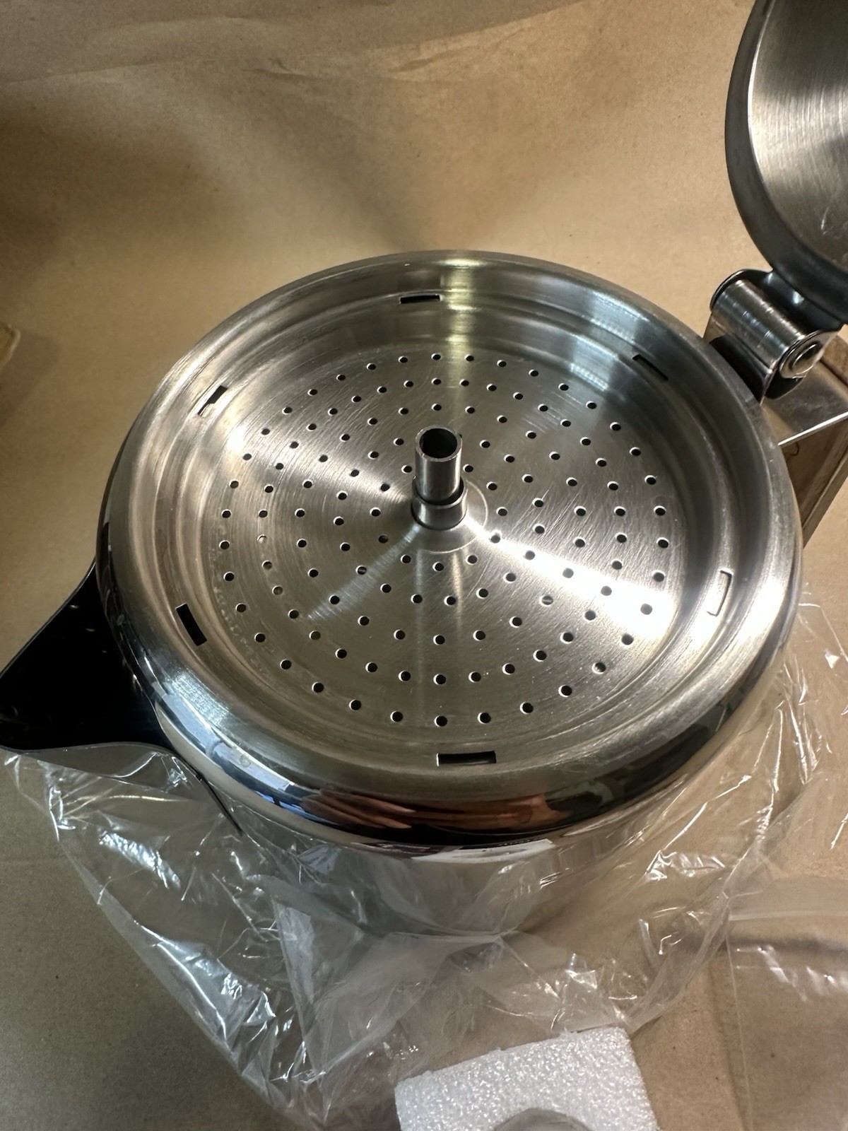 6-Cup Percolator Coffee Maker – Durable Stainless Steel for Camping & Home
