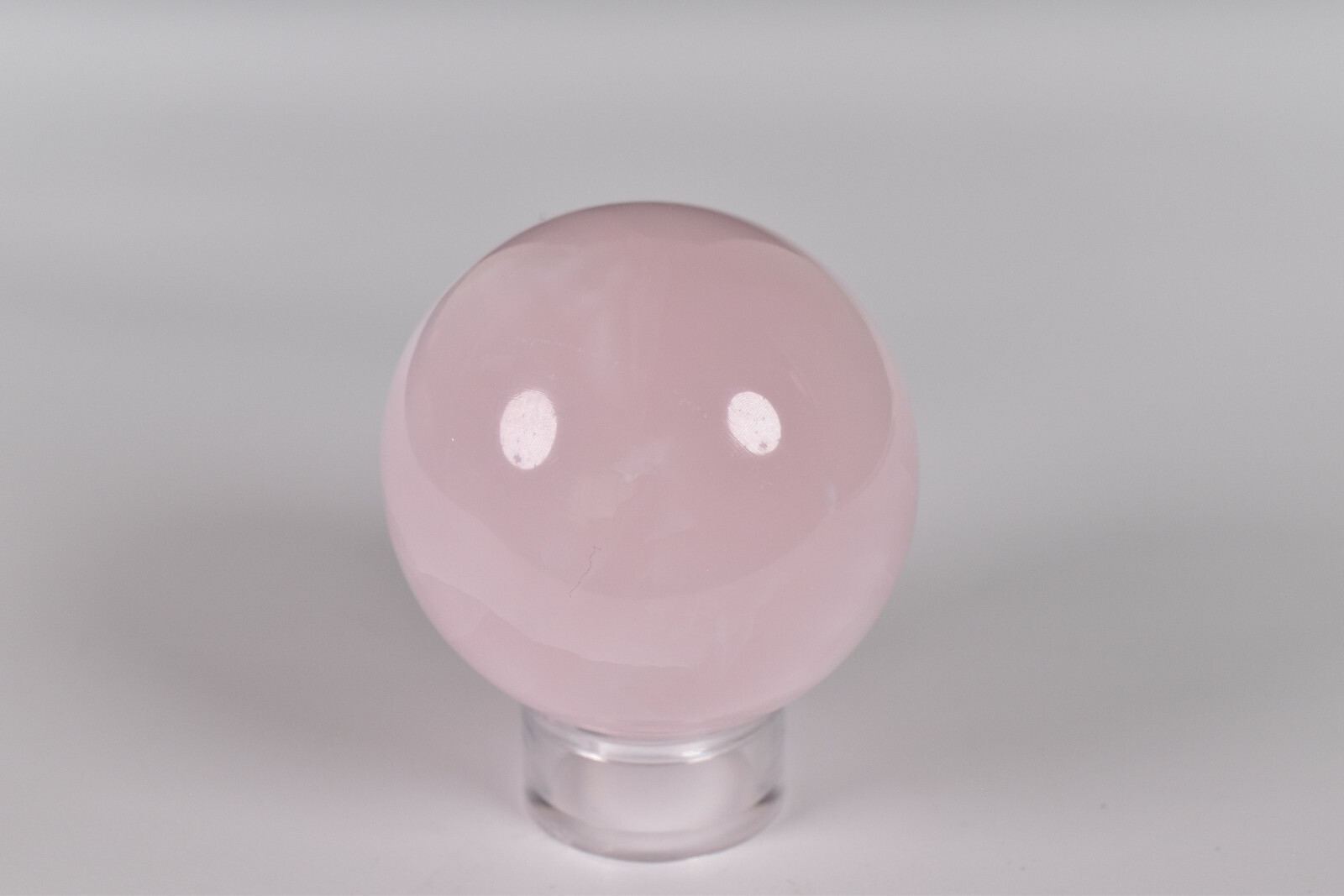 Pink Mangano Calcite Sphere Fluorescent UV Reactive from Pakistan 4.9 cm # S1