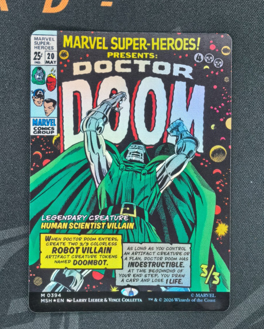 MTG Magic: The Gathering Marvel Super Heroes Doctor DOOM! Foil M0394
