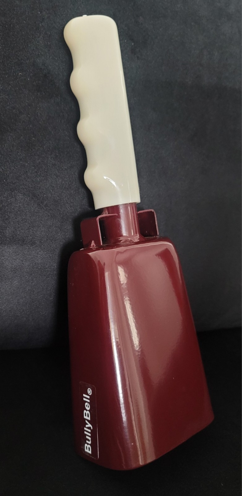 Medium Maroon Cowbell Bully Bell
