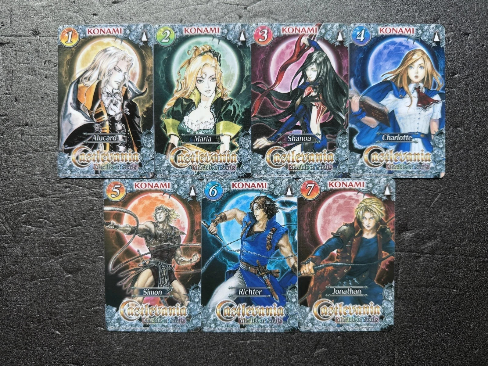 Round 1 Castlevania Marble Of Souls Cards