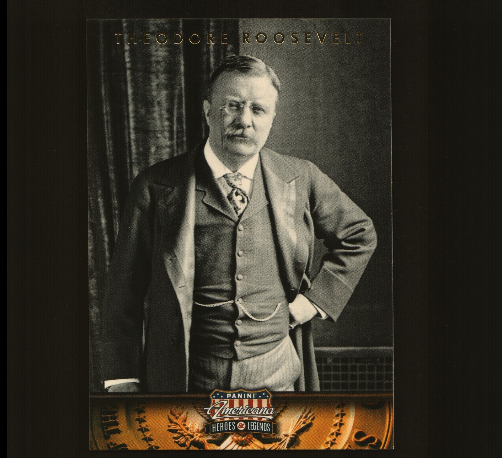 2012 Panini Americana Heroes & Legends #26 Theodore Roosevelt