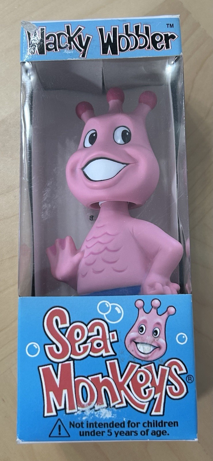 1996 Funko Wacky Wobbler Bobblehead Sea Monkeys NEW Damaged Box