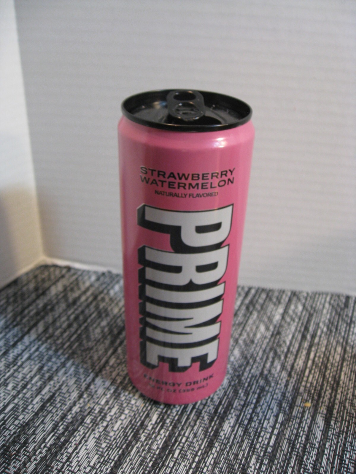 Prime Energy Drink Beverage By Logan Paul- 12 oz EMPTY CAN Strawberry Watermelon