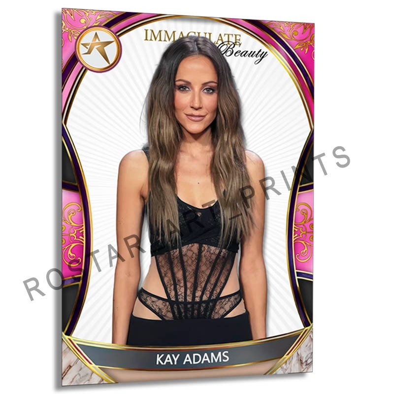 KAY ADAMS TV Host Beauty GOF Rostar CUSTOM SP Limited Card KAS1