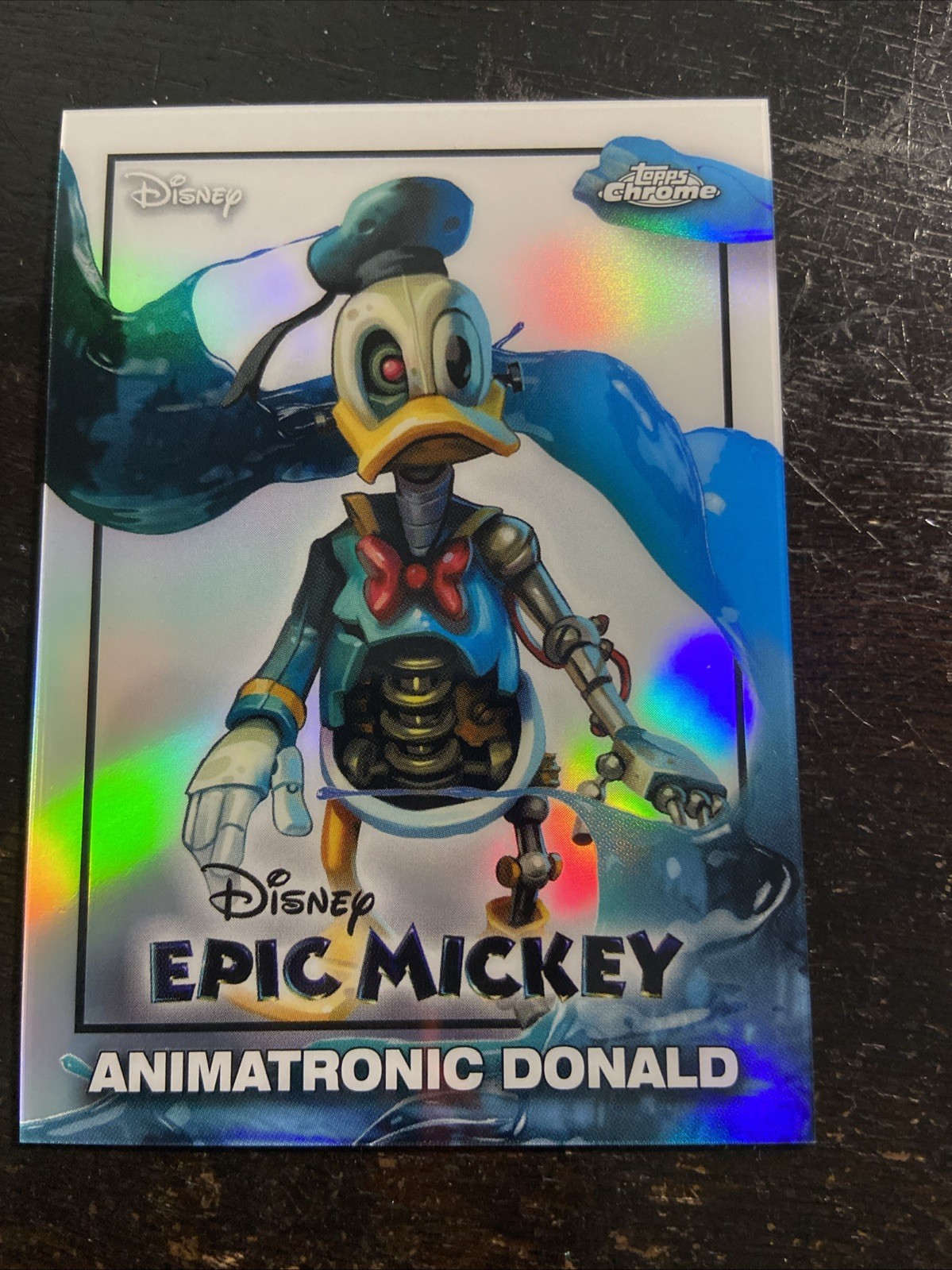 💎 ANIMATRONIC DONALD Epic Mickey 💎 2026 Topps Disney Neon #EM-15