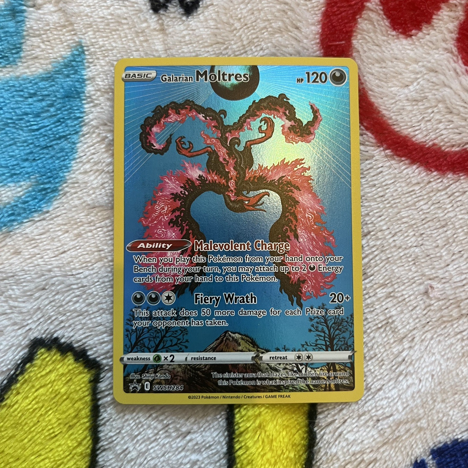Galarian Moltres SWSH284 – Pokemon TCG – Sword & Shield
