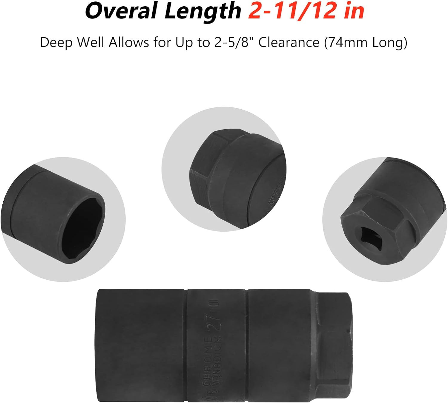 Oil Pressure Sensor Switch Socket for Special Size 1-1/16 Inch 27Mm (Mi