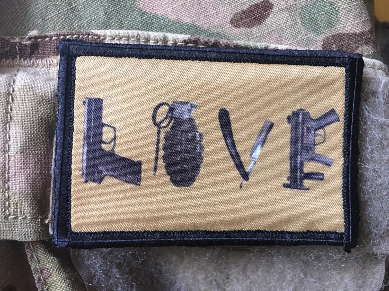 High Speed Wireless Morale Patch Funny Tactical ARMY Hook Military USA Badge