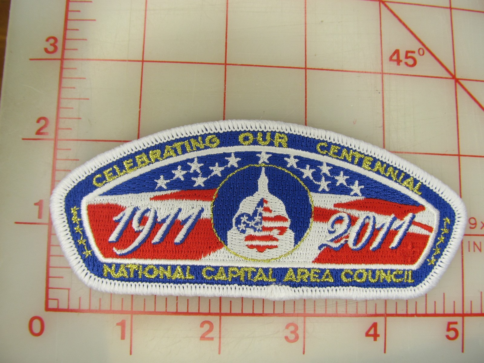 National Capital Area Council CSP collectible 1911 2011 patch (p42)