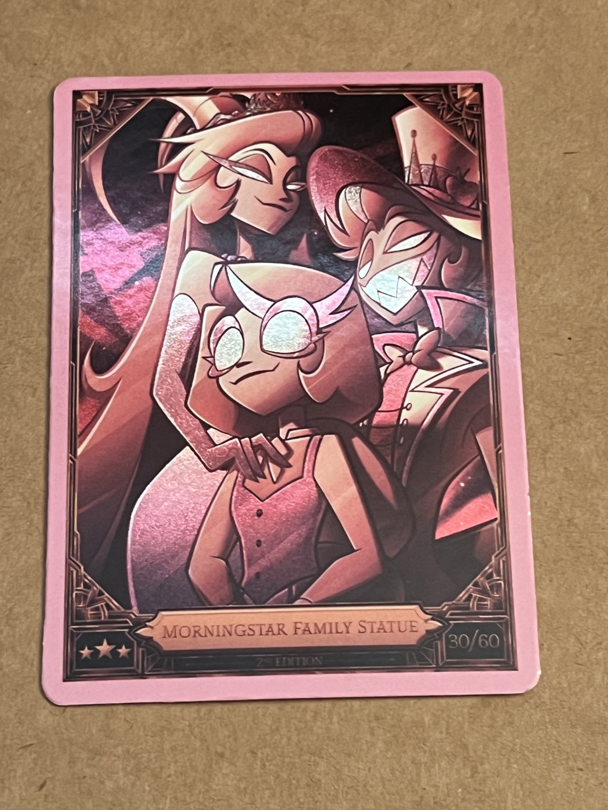 Hazbin Hotel Season Two 2nd Edition – Morningstar Family Statue 30/60 Pink Foil