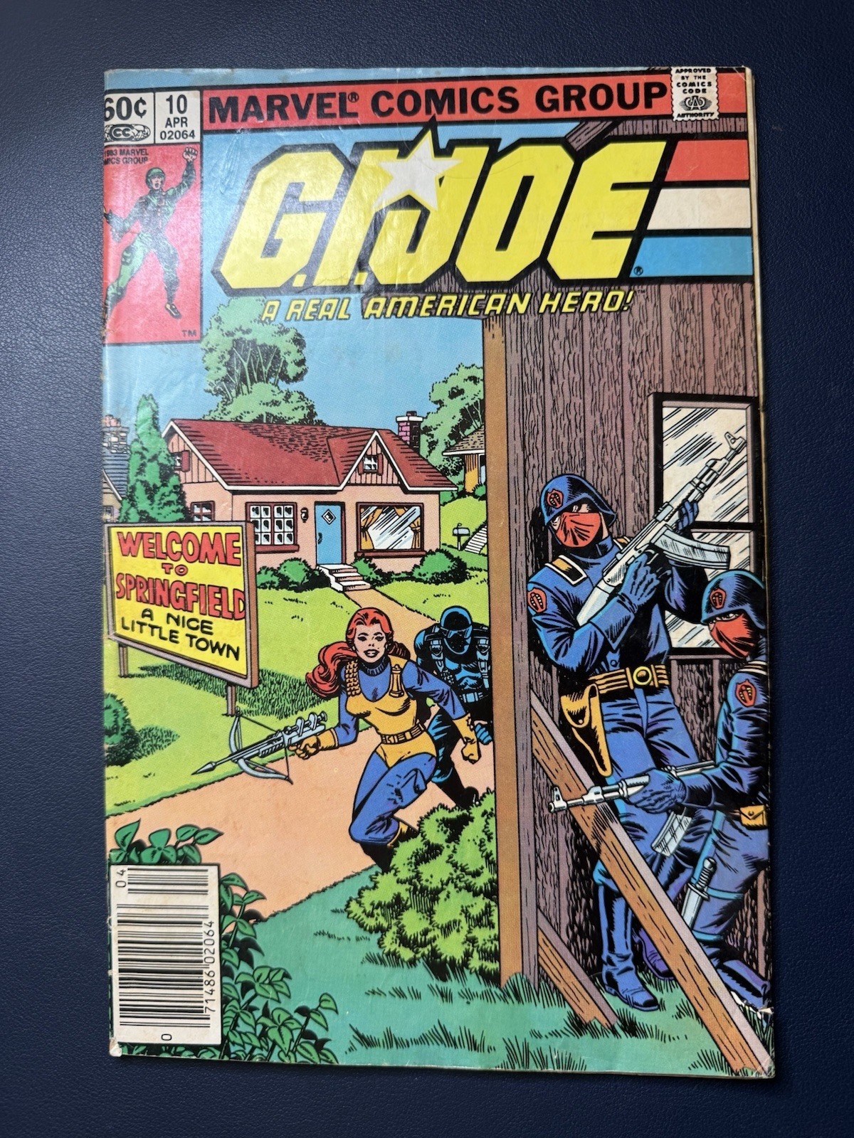 G.I. Joe A Real American Hero #10 1st Dr. Venom Springfield Newsstand LOW