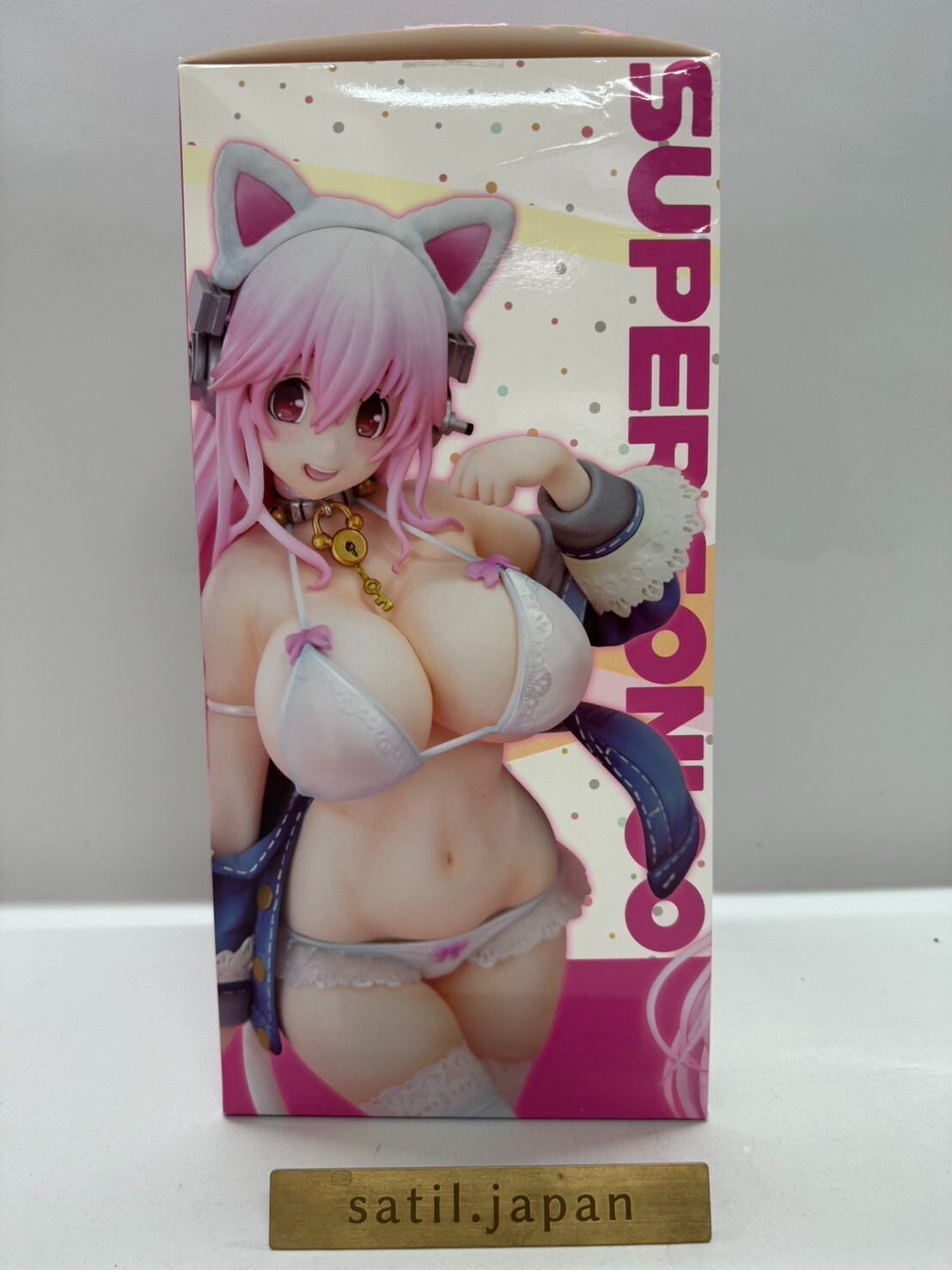 [USED] Union Creative Super Sonico White Cat Ver. Figure Japan