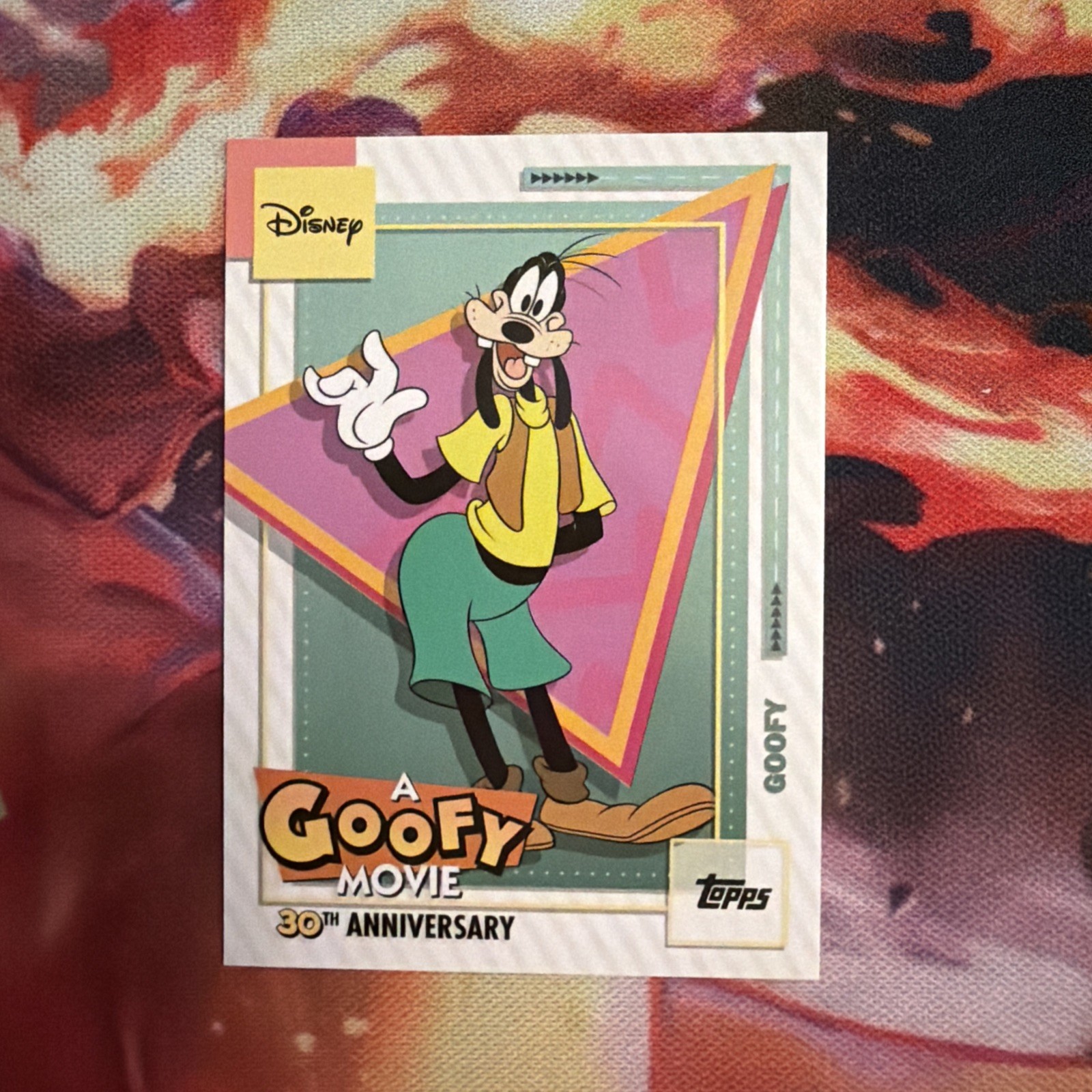 2026 Topps Disney Neon GOOFY A GOOFY MOVIE 30th Anniversary Insert #AGM-1