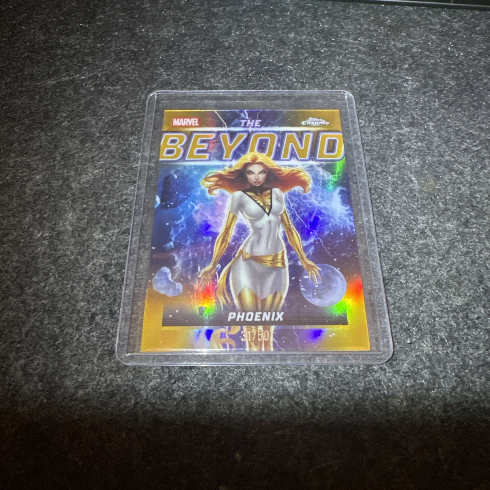 2026 Topps Chrome Marvel Comics Phoenix The Beyond Gold Refractor /50 #TB-18