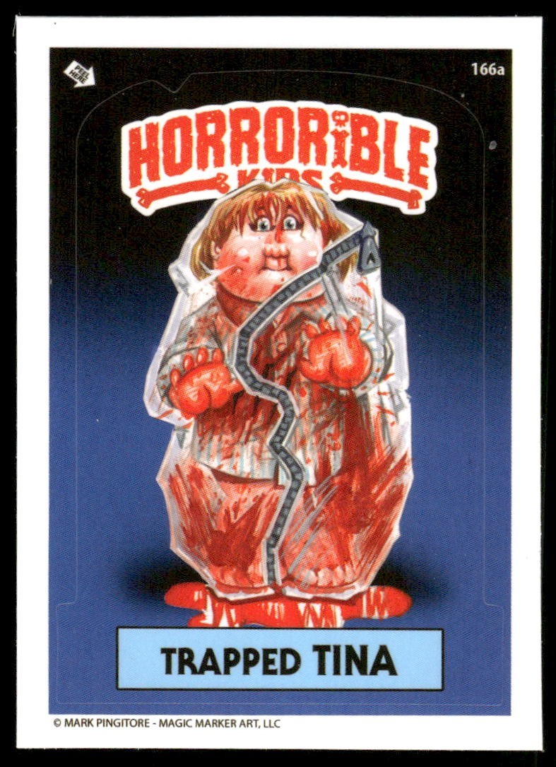 Trapped Tina 2021 Horrorible Horror Kids Card #166a (NM)