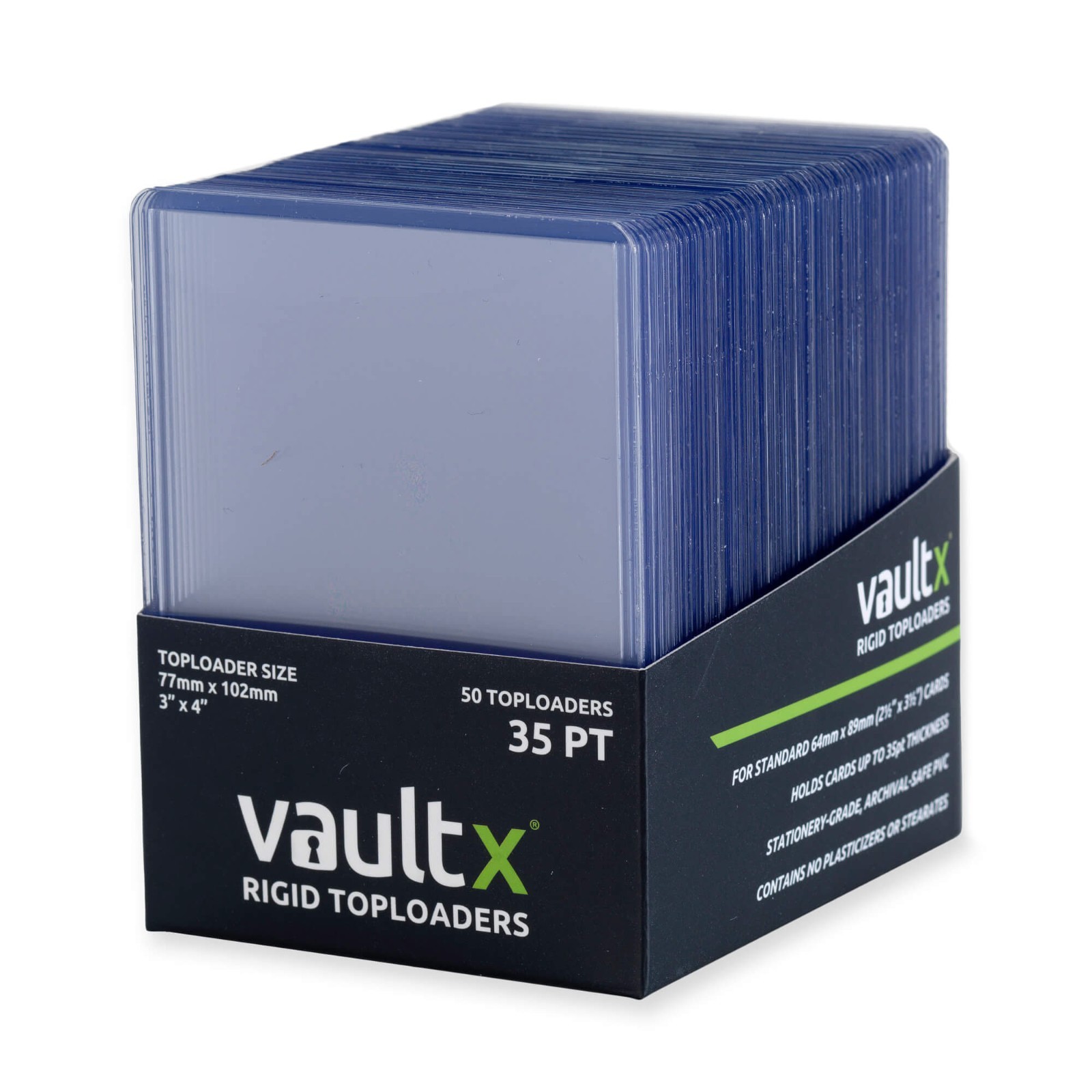 Vault X Toploaders 35pt Trading Card Sleeves Premium Extra Thick 3″ x 4″ 50 Pack