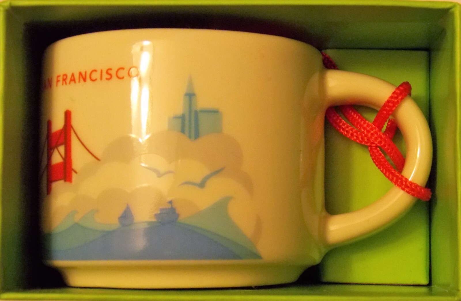 STARBUCKS CITY /STATE / INTERNATIONAL – 2 oz DEMITASSE CUP / ORNAMENTS YAH/BT/D
