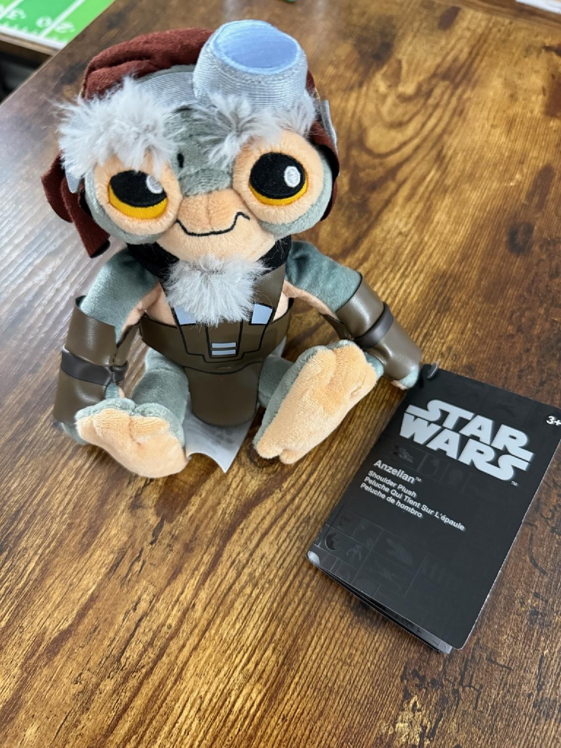 Disney Parks Star Wars Plush Magnetic Shoulder Pal Droidsmith Anzellan Babu Frik