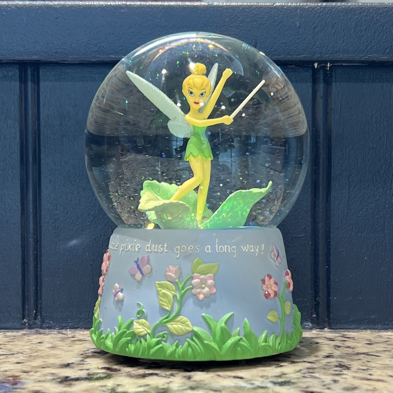 Enesco Disney Tinker Bell Musical Snow Globe “Fur Elise” 112438