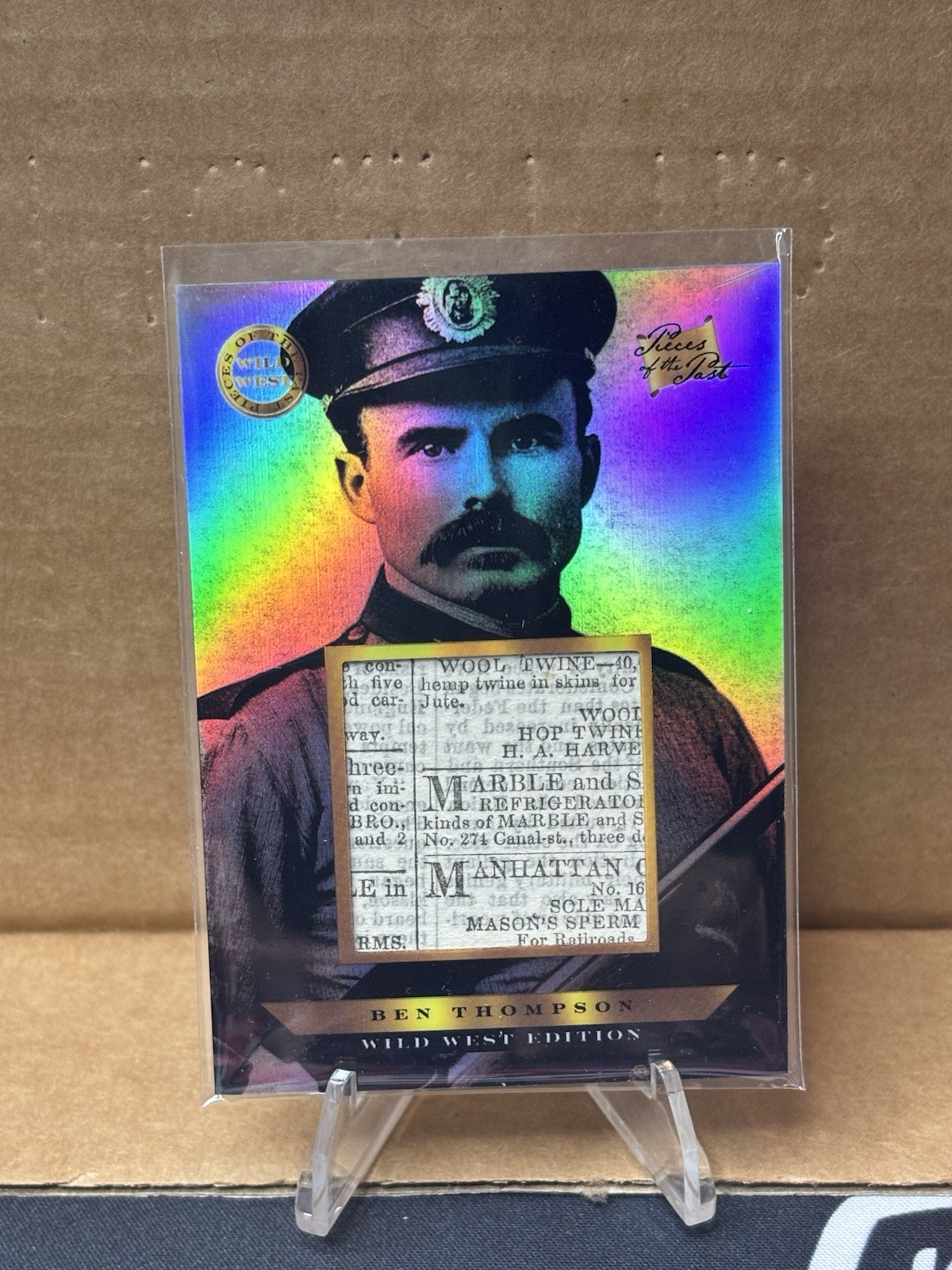 Super Products Inc. Ben Thompson 2025 Wild West Relic Card #703