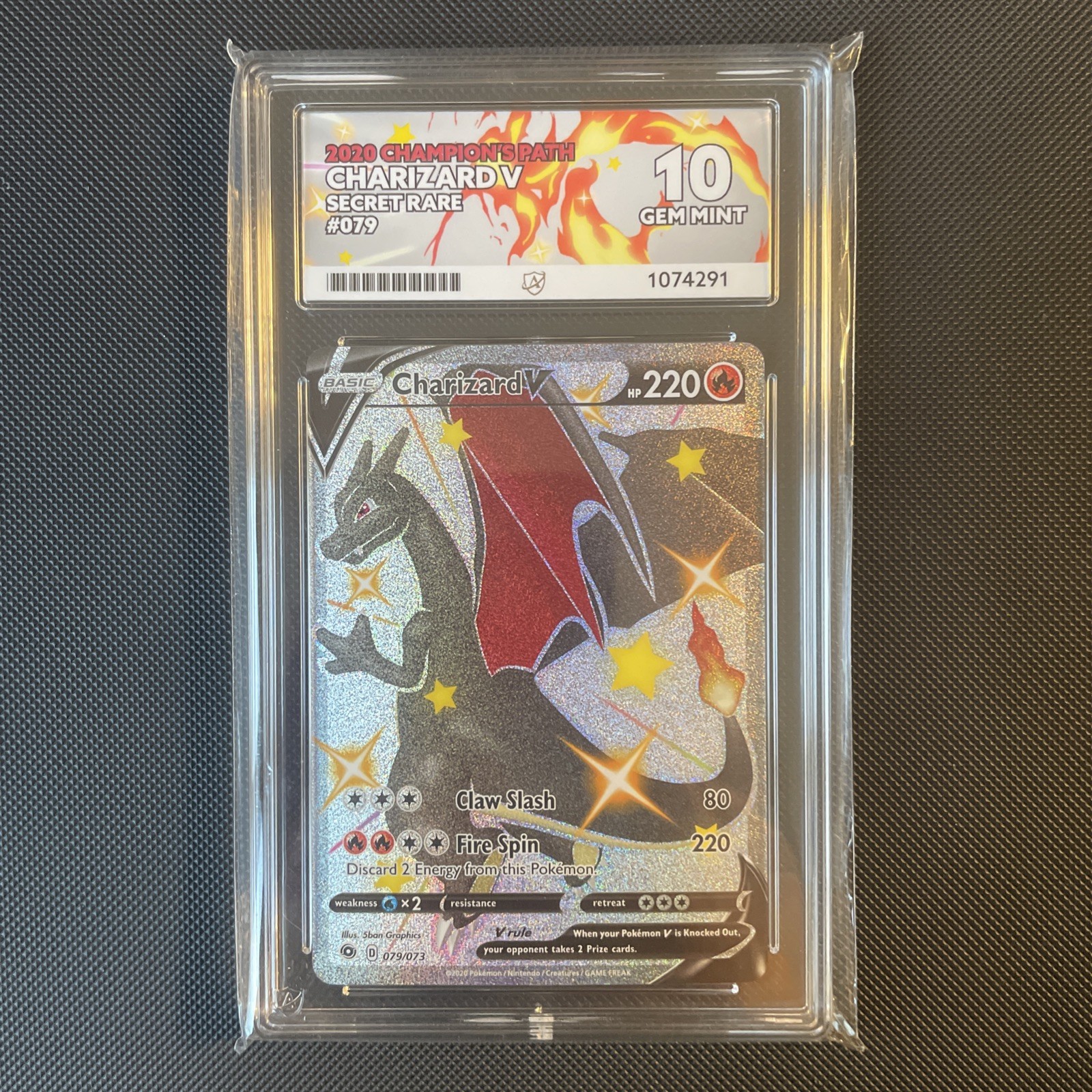 Ace 10 Shiny Charizard v Champion’s Path 079/073 2020