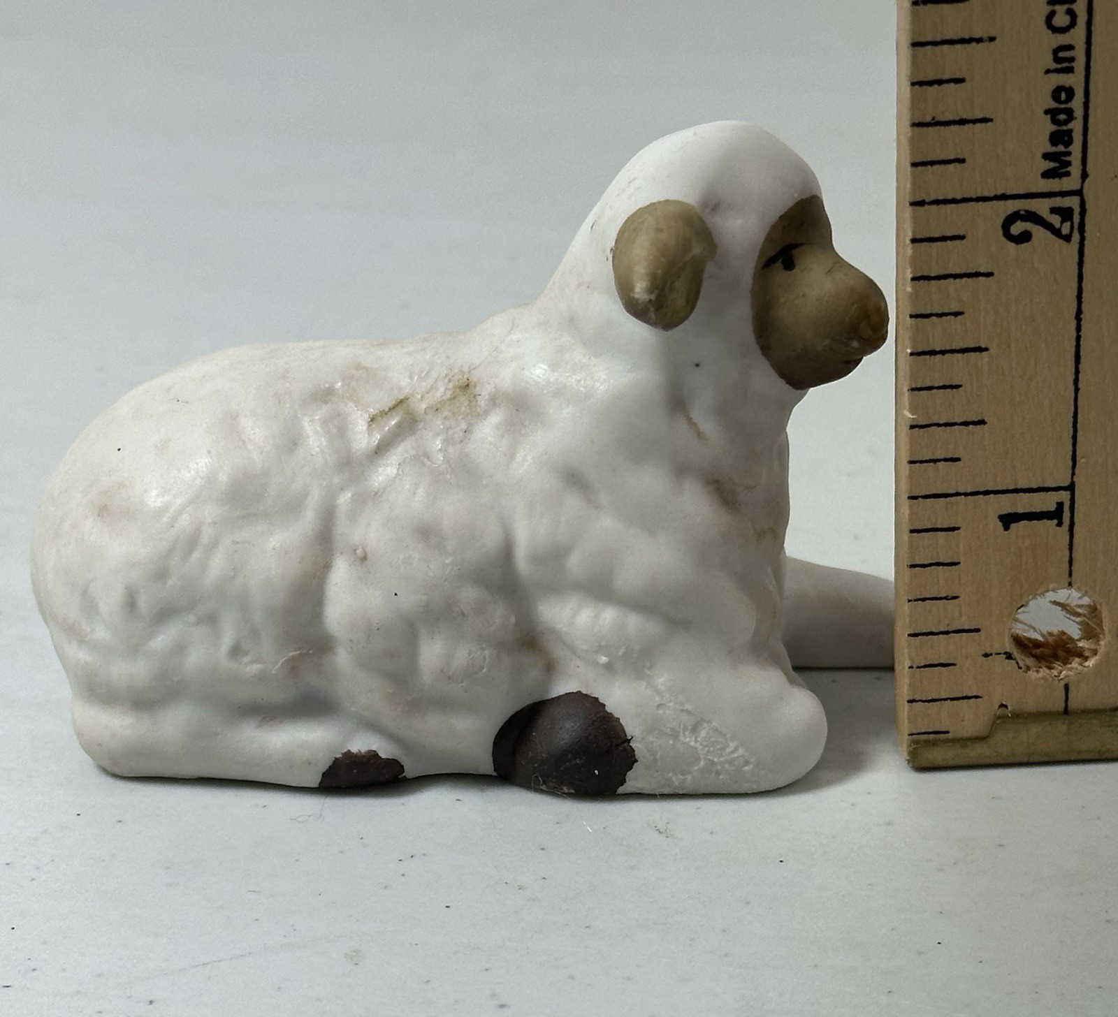 Vintage Nativity Sheep 1pc Replacement Piece Christmas Tabletop Display