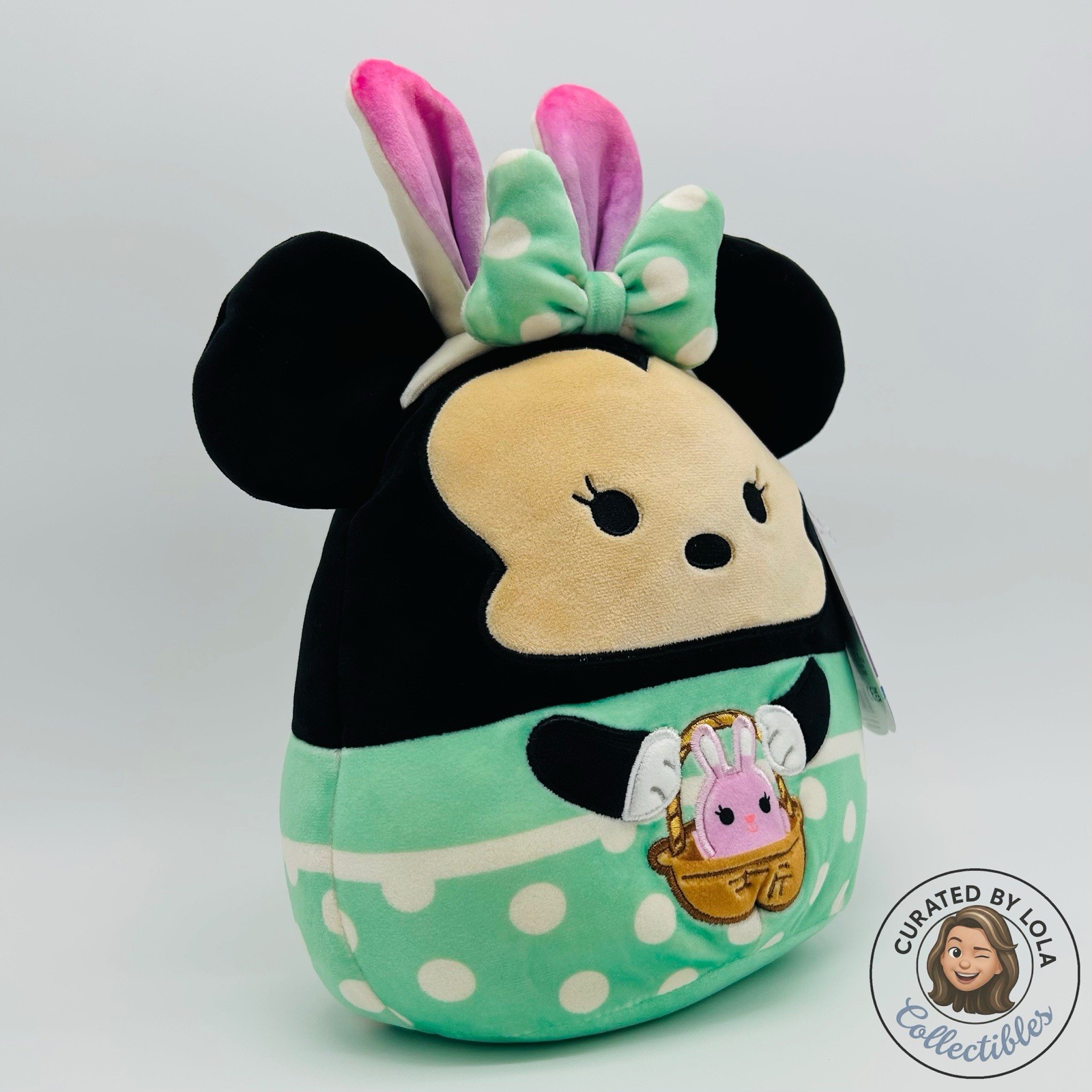 NWT Squishmallows Disney Easter Mickey & Minnie Mouse 10.5 inch Bunny Plush Set