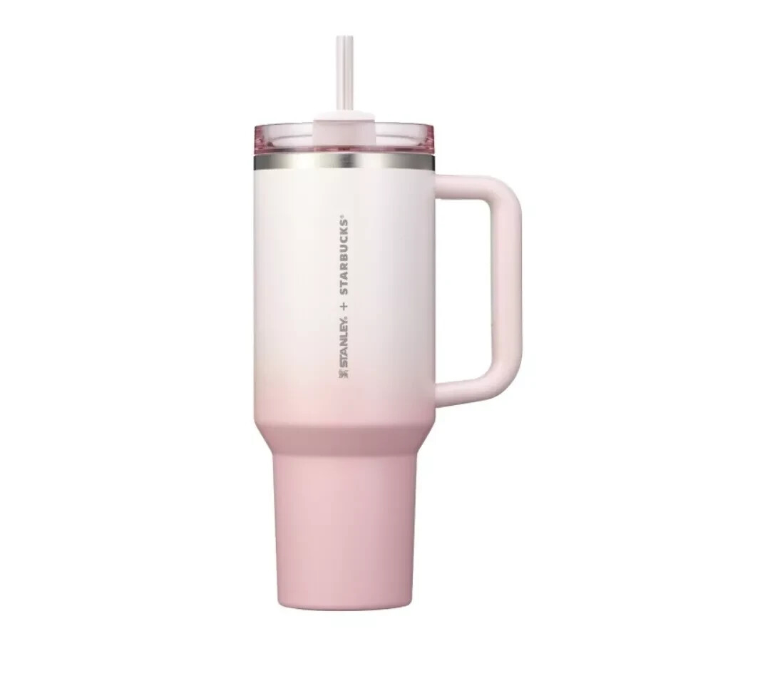 Starbucks Korea 2024 SS Stanley Pink Quencher Tumbler 1183ml limited