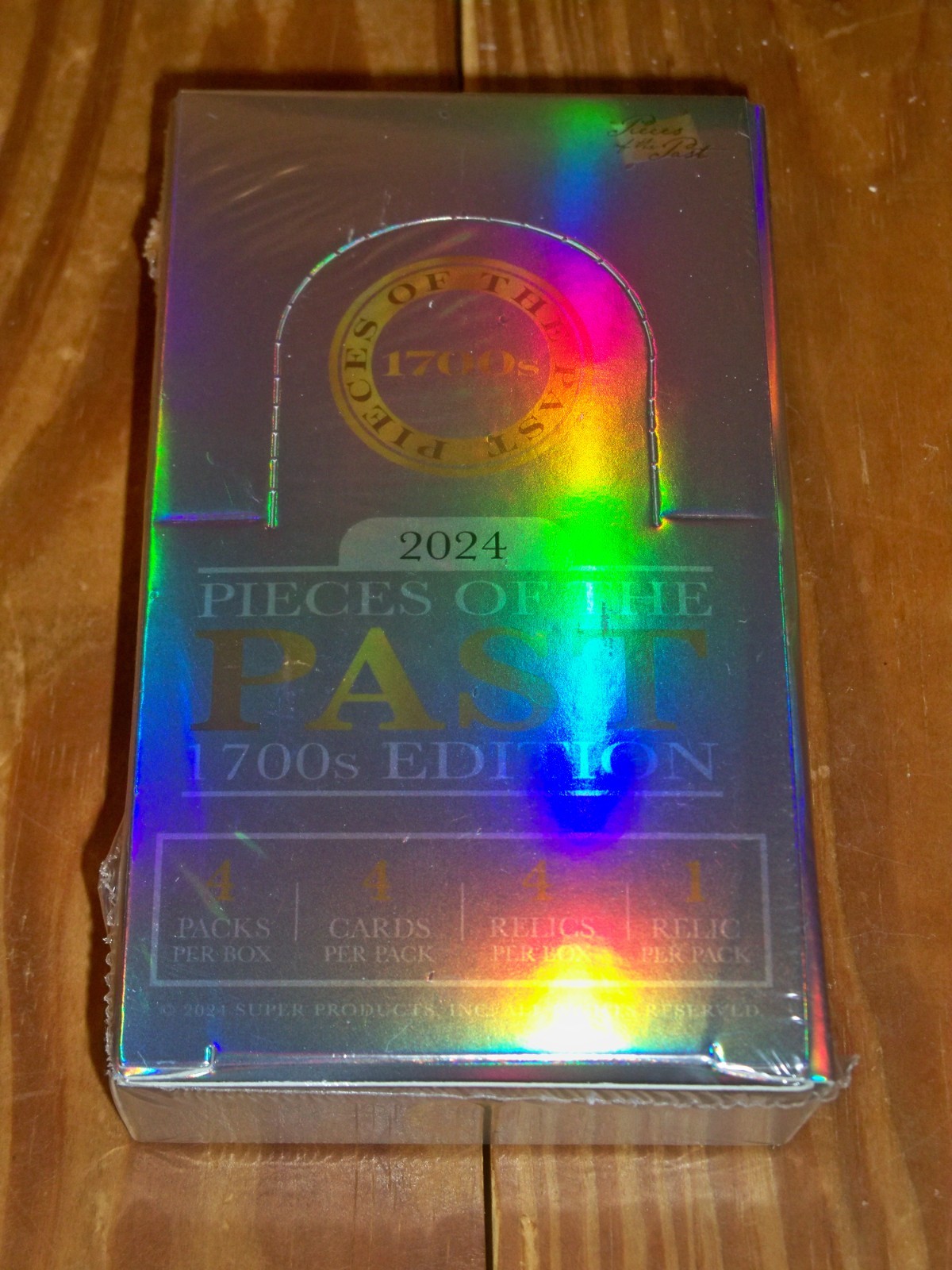 Sealed Hot Box — 2024 PIECES OF THE PAST 1700s SILVER EDITION Rainbow Holo