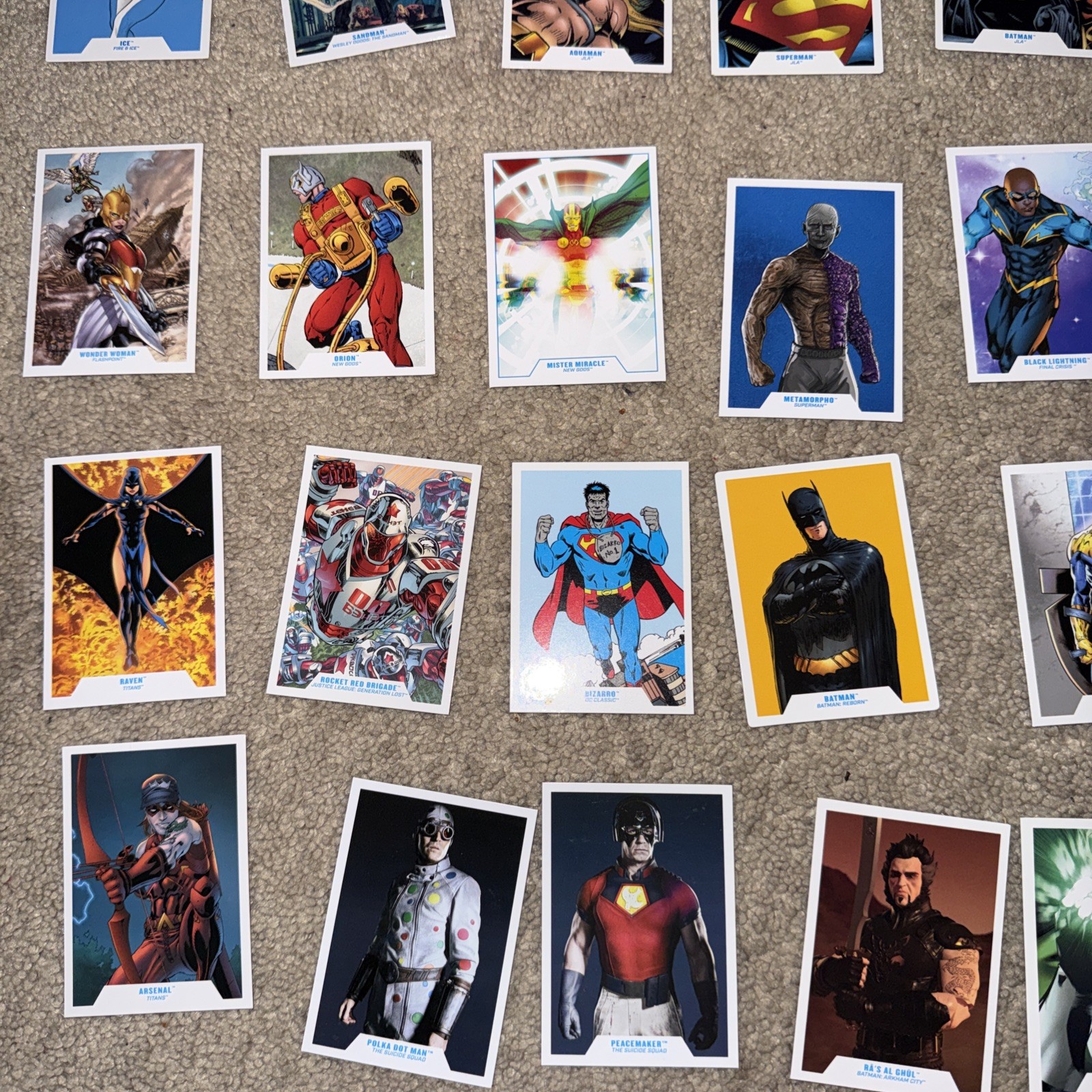 McFarlane DC Multiverse Trading Cards Lot Of 40