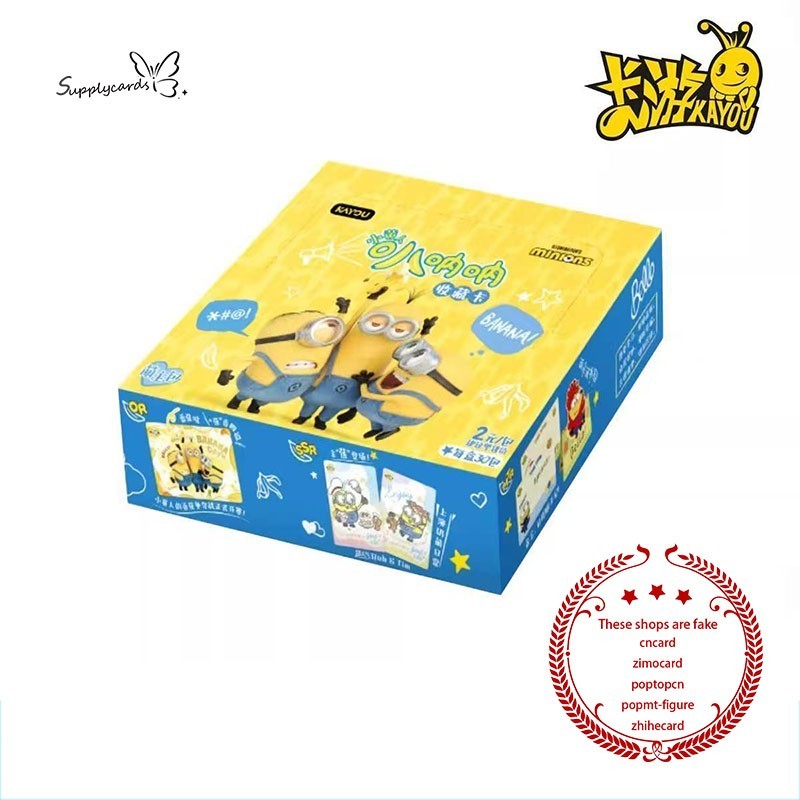 2025 Kayou Minions Collection Trading Card Official Booster Box Sealed Gift