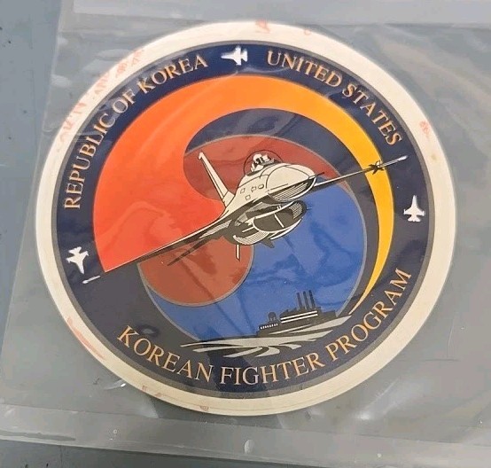 Republic Of Korea United States Korean Fighter Program Stickers SET OF 2