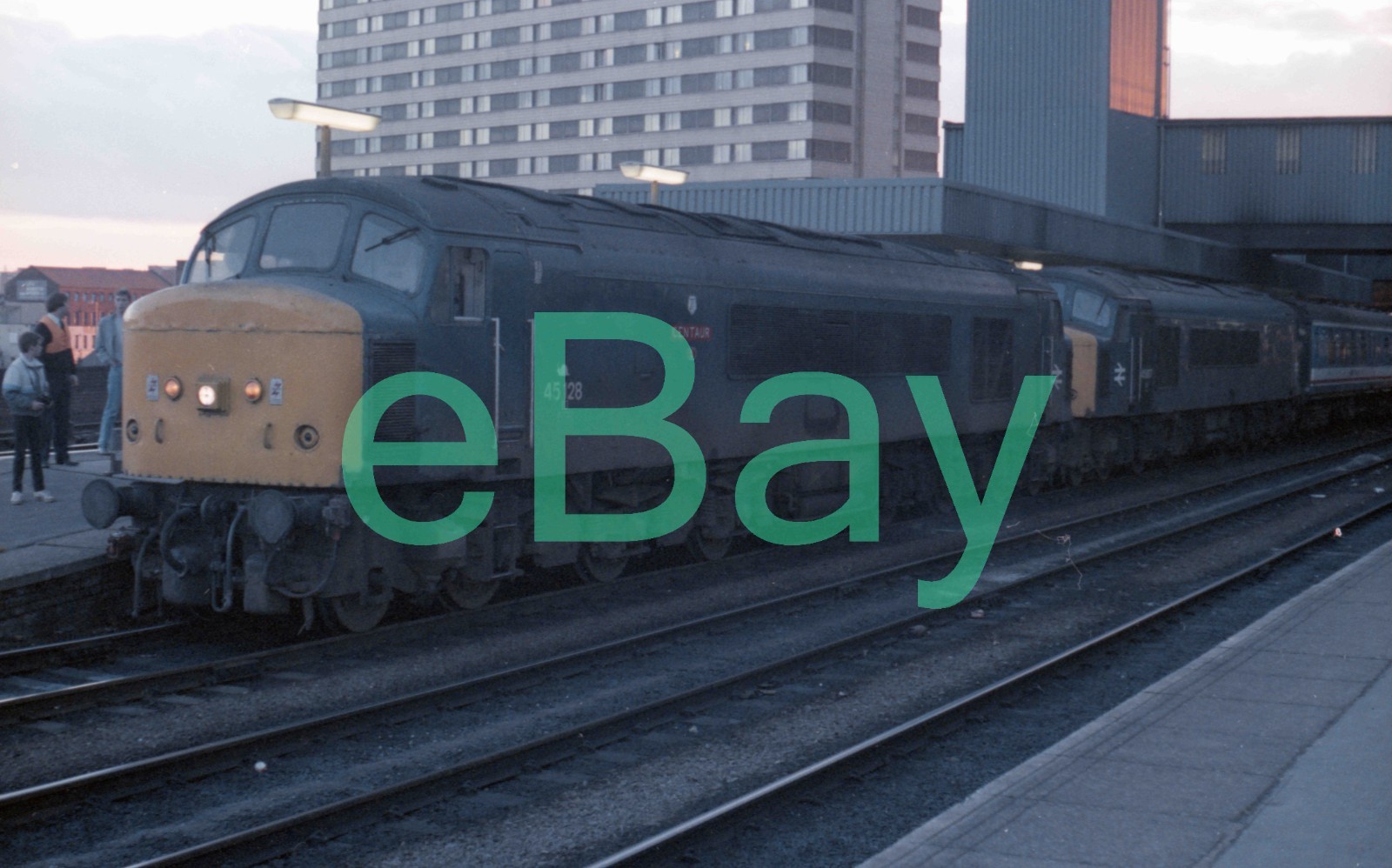 35mm Railway Negative of Class 45 45128 @ Leeds Copyright to Buyer