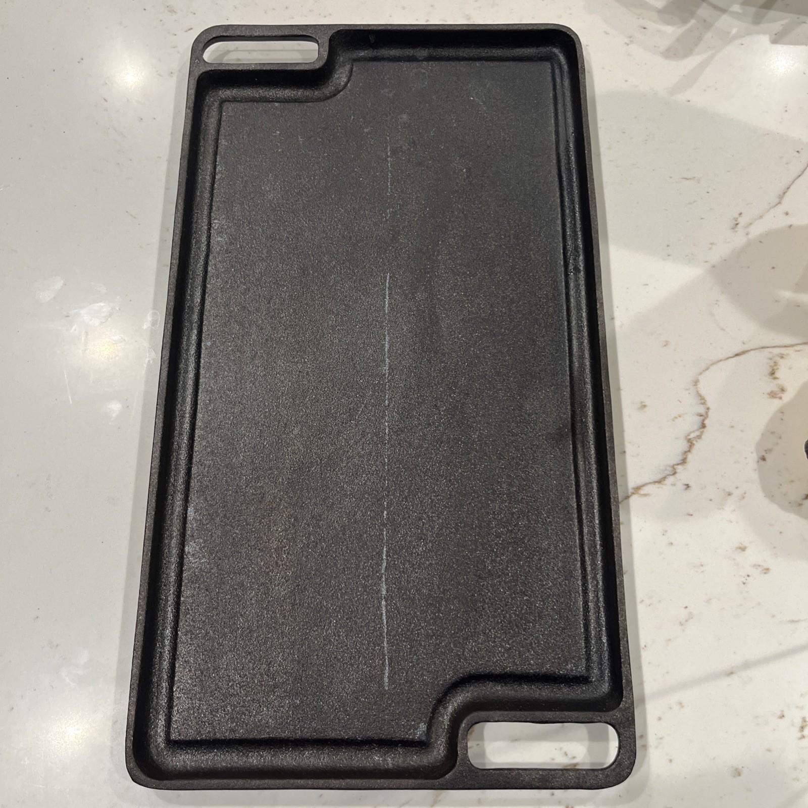 Double Sided Cast Iron Griddle 10in. X 18 in