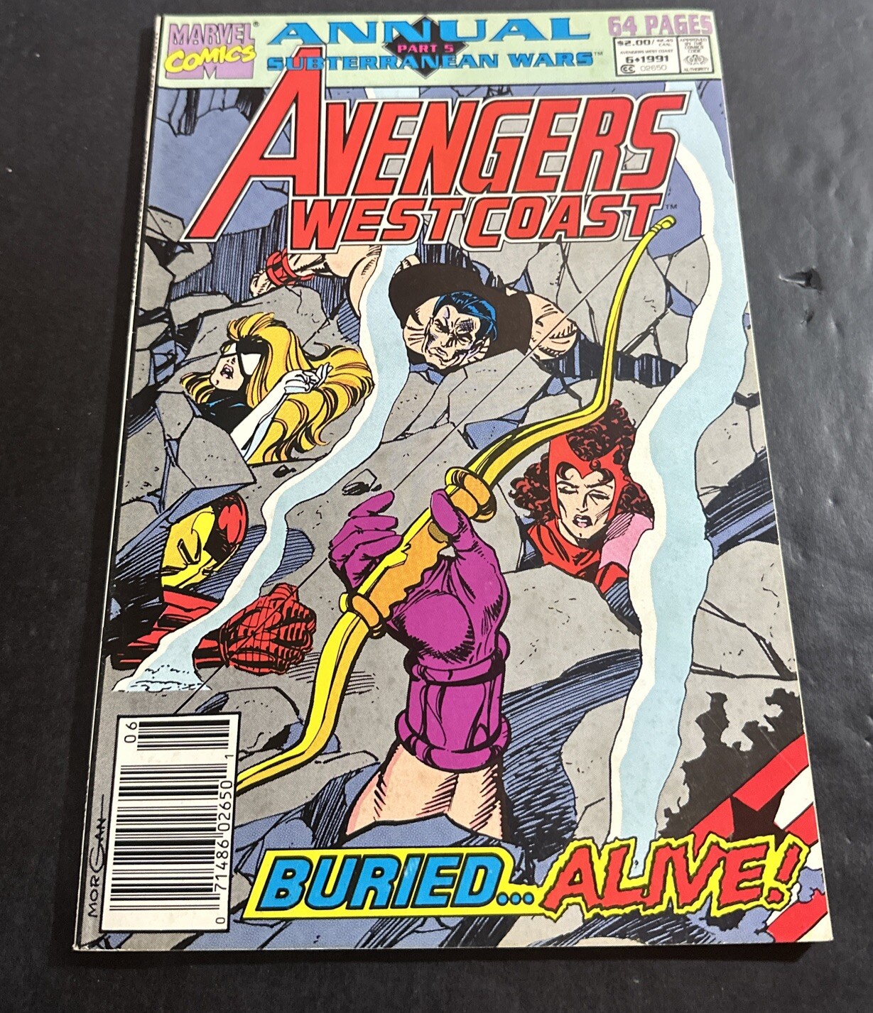 Avengers West Coast Annual #6 1991 Marvel Comic Book 7.0 Sc2
