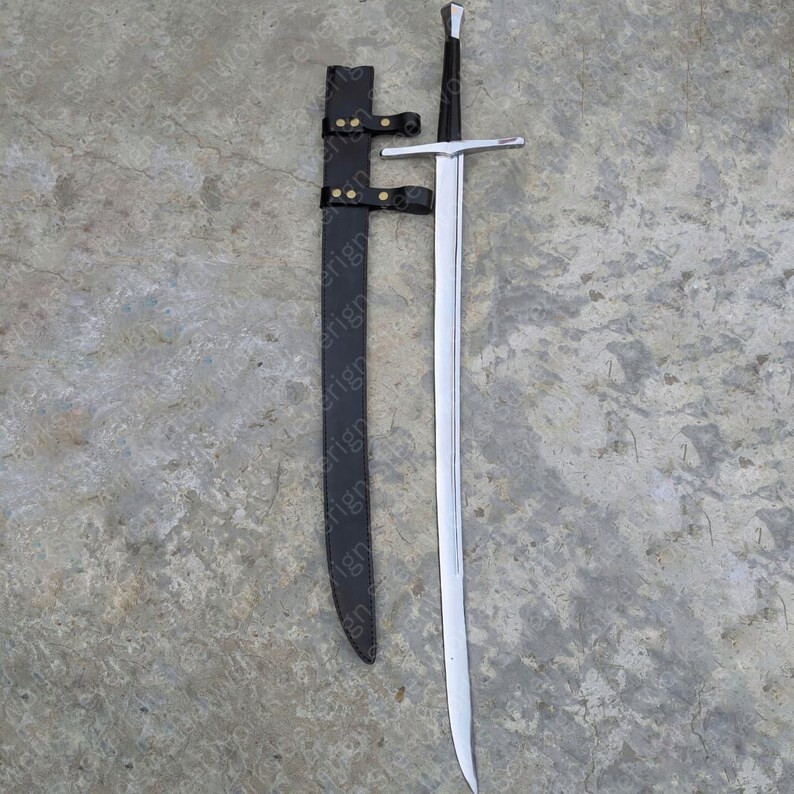 Ronin Katana Sword – Medieval Two Handed Saber – 1075 High Carbon / with strap