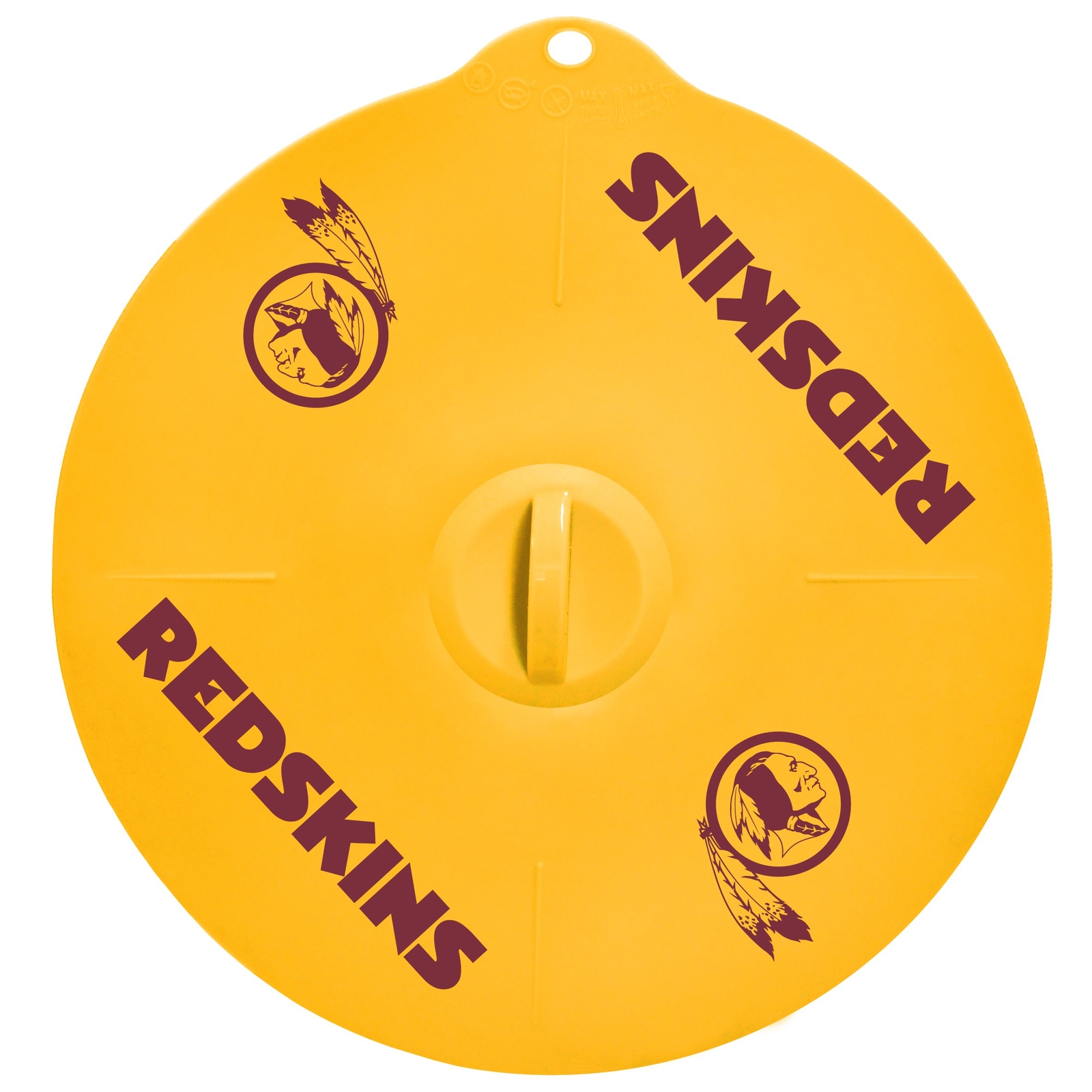 BB NFL Washington Redskins 9″ Silicone Lids Fit Pots & Bowls, Hot or Cold 2 Piec